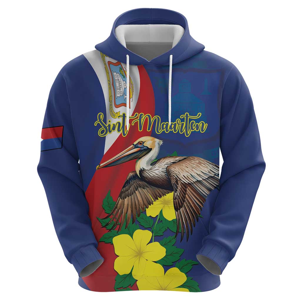 Personalized Sint Maarten Flag Day Hoodie 40th Anniversary Semper Progrediens LT18