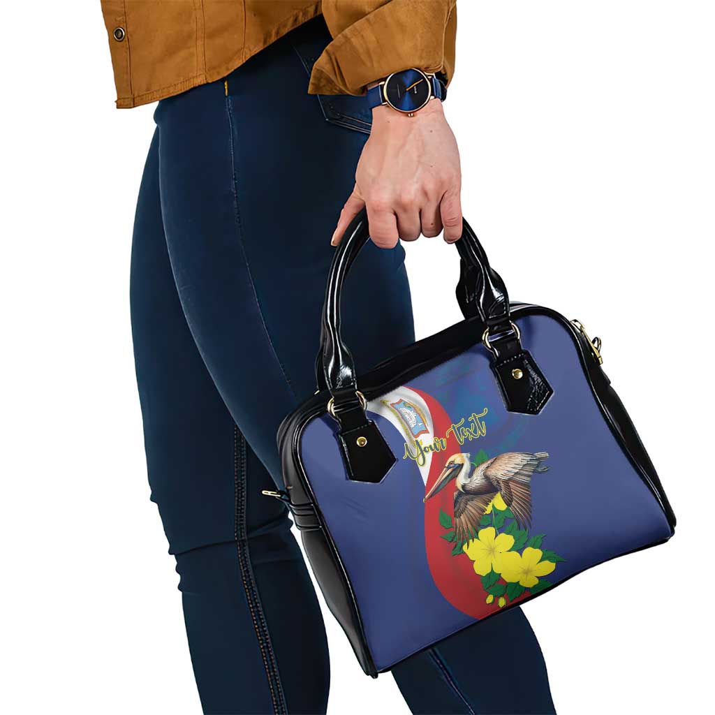 Personalized Sint Maarten Flag Day Shoulder Handbag 40th Anniversary Semper Progrediens LT18