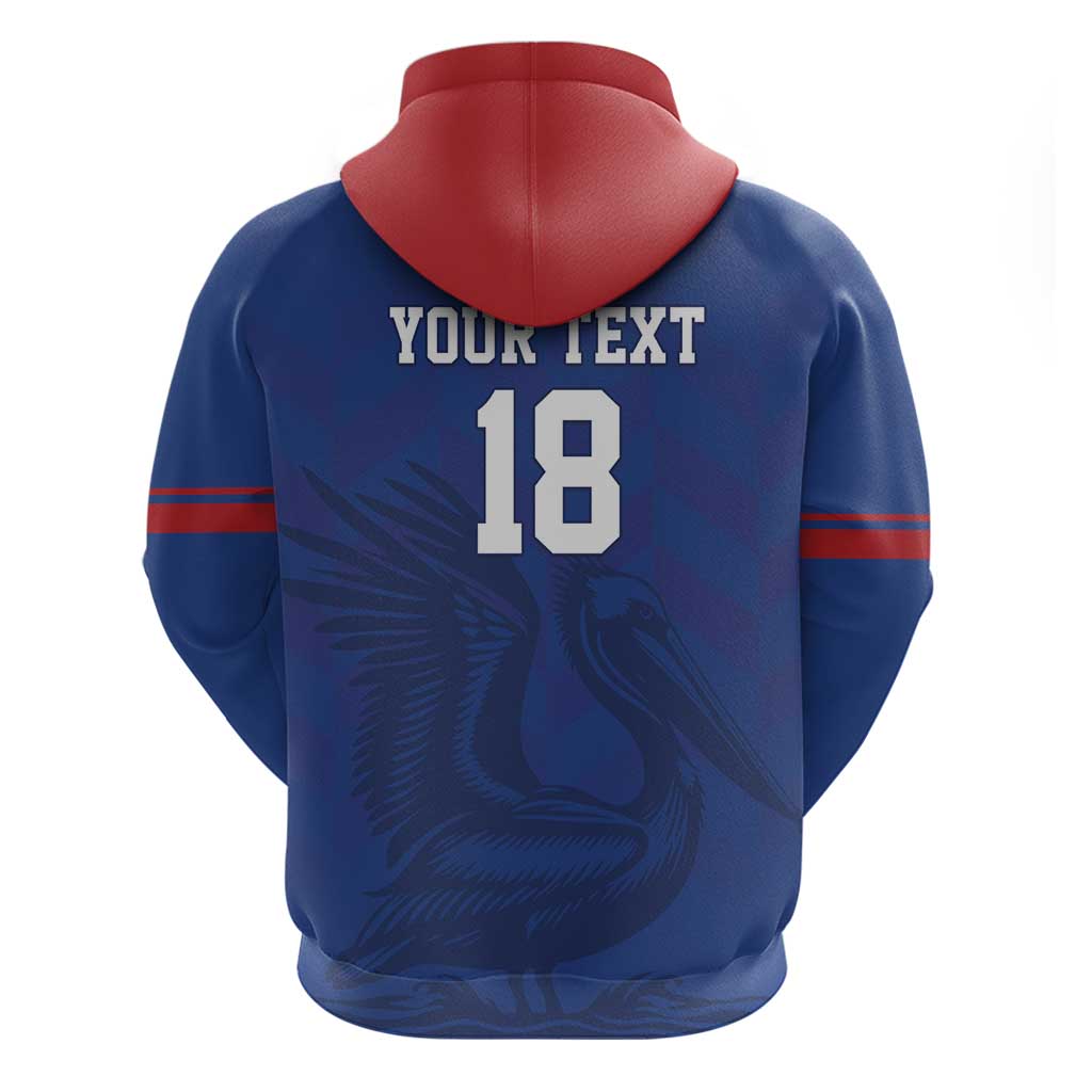 Custom Sint Maarten Football Blue Version Hoodie Go Champion LT18