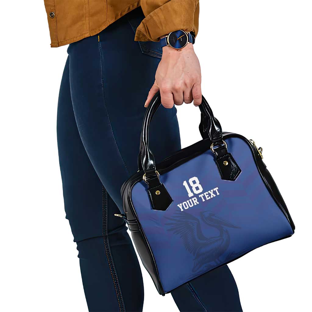 Custom Sint Maarten Football Blue Version Shoulder Handbag Go Champion LT18