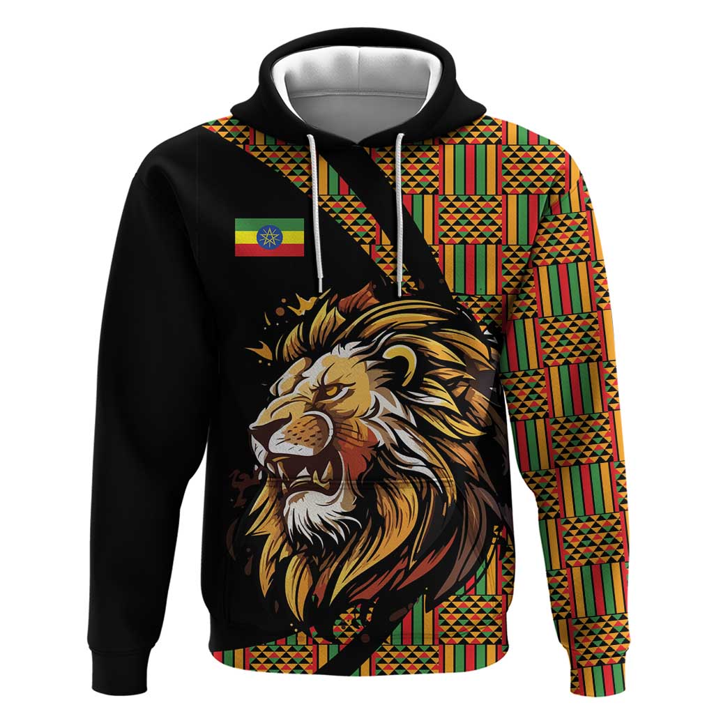 Ethiopia Hoodie Ethiopian Lion Style Pattern LT18