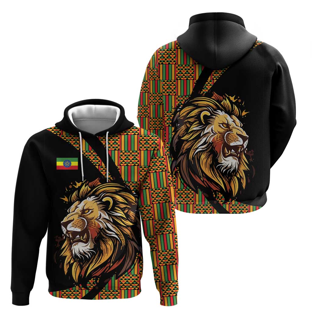 Ethiopia Hoodie Ethiopian Lion Style Pattern LT18