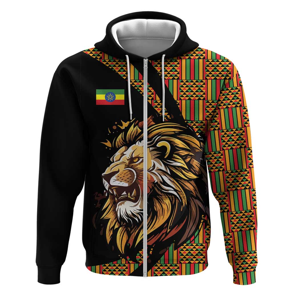 Ethiopia Hoodie Ethiopian Lion Style Pattern LT18