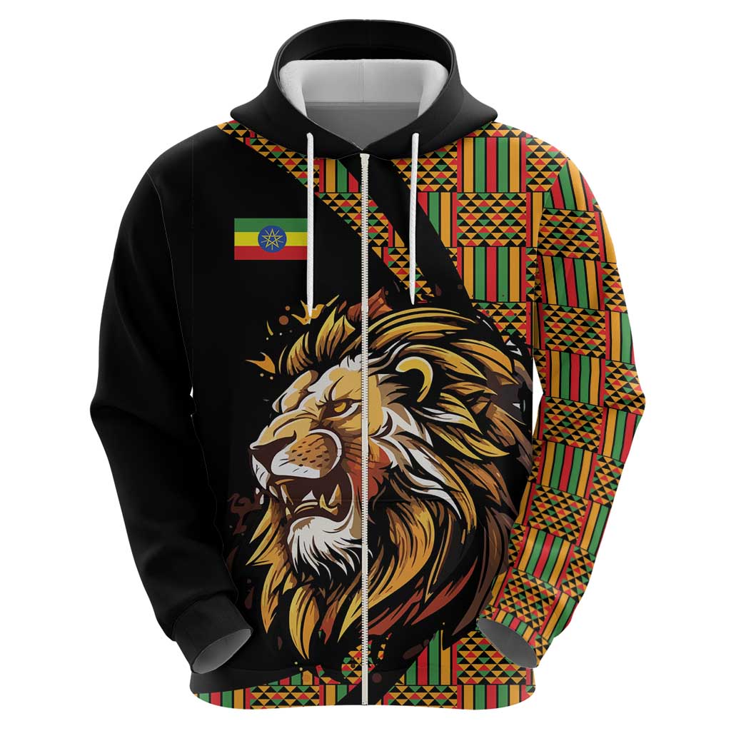 Ethiopia Hoodie Ethiopian Lion Style Pattern LT18