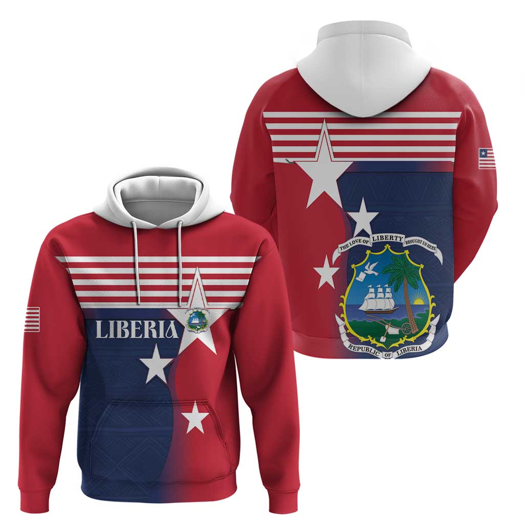 Liberia National Flag Day Hoodie All Hail Liberia Hail LT18