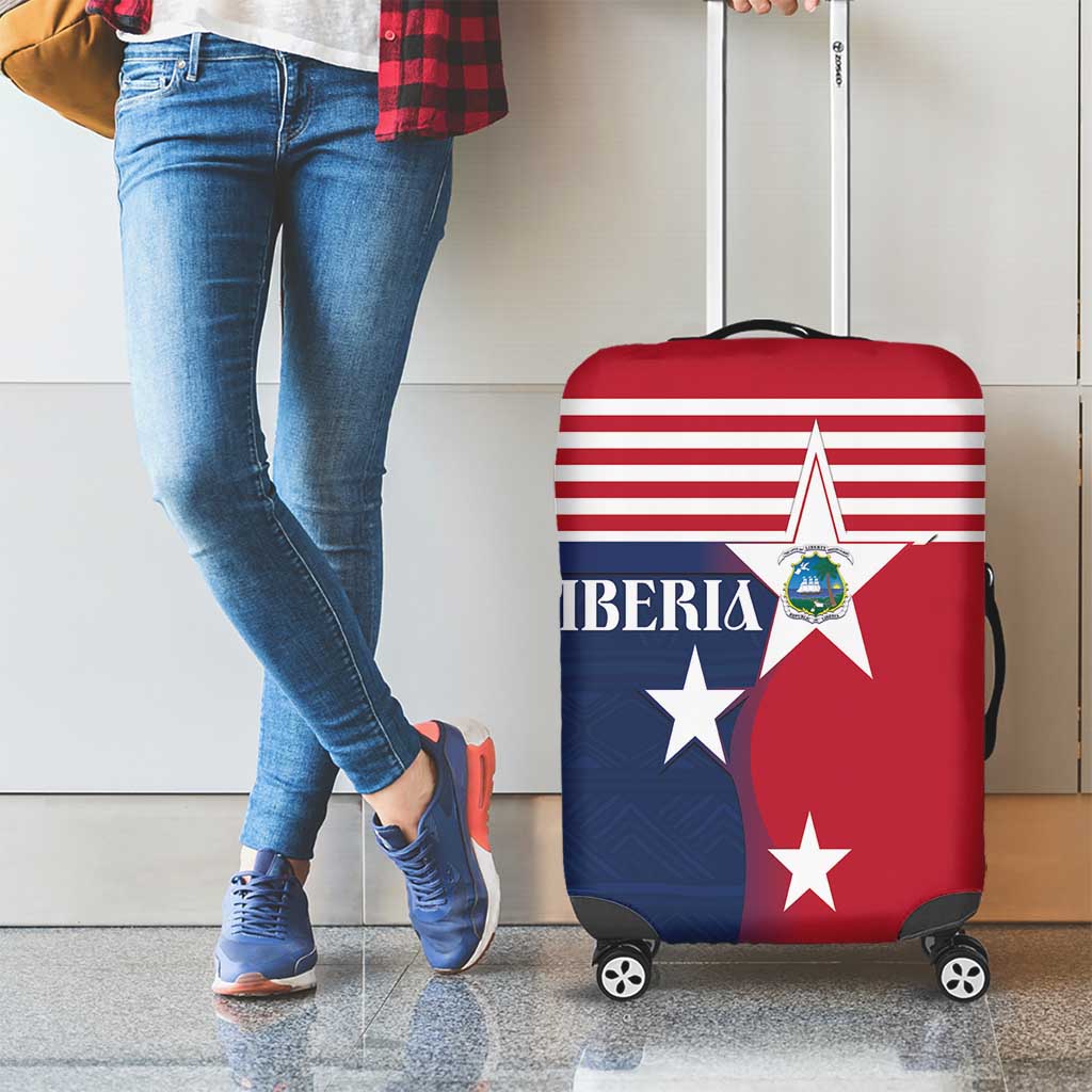 Liberia National Flag Day Luggage Cover All Hail Liberia Hail LT18