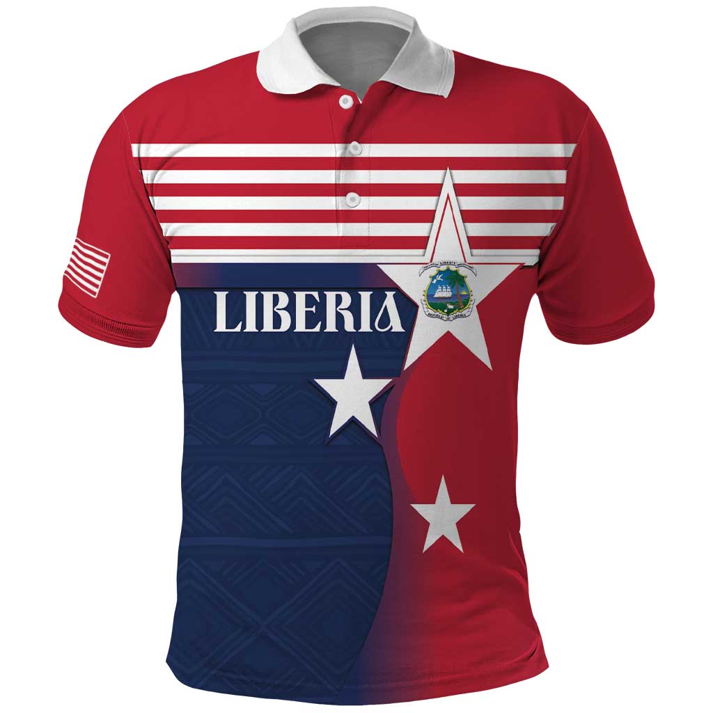 Liberia National Flag Day Polo Shirt All Hail Liberia Hail LT18