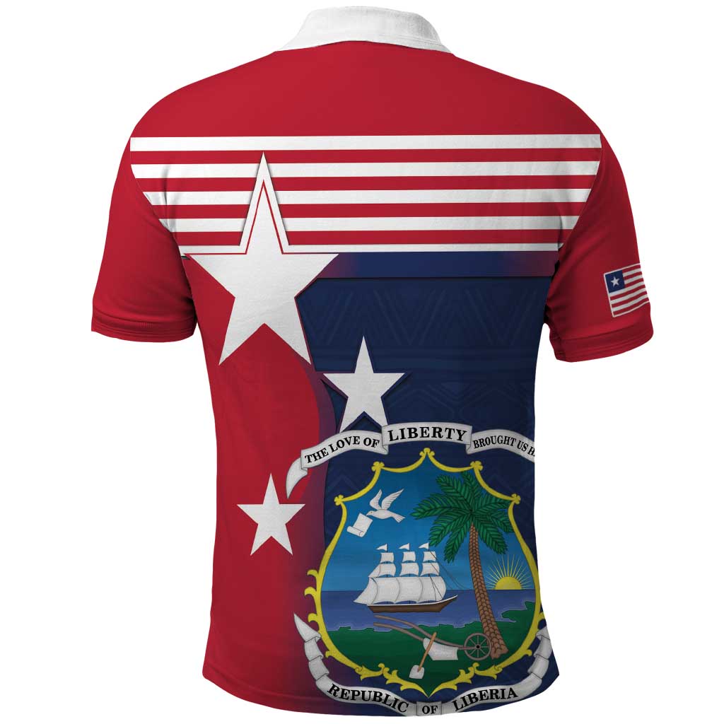 Liberia National Flag Day Polo Shirt All Hail Liberia Hail LT18