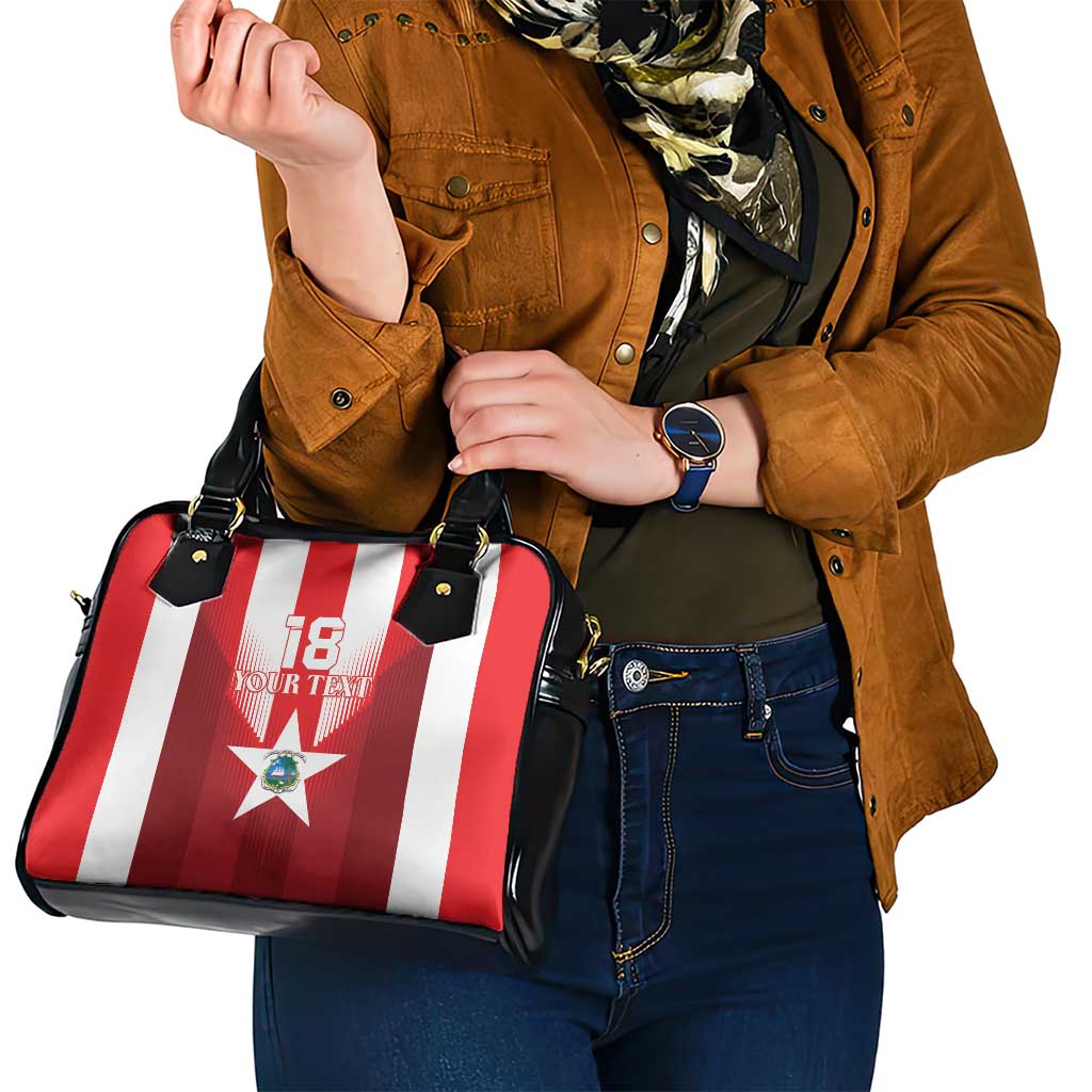 Custom Liberia Football Shoulder Handbag Lone Stars Go Champion LT18