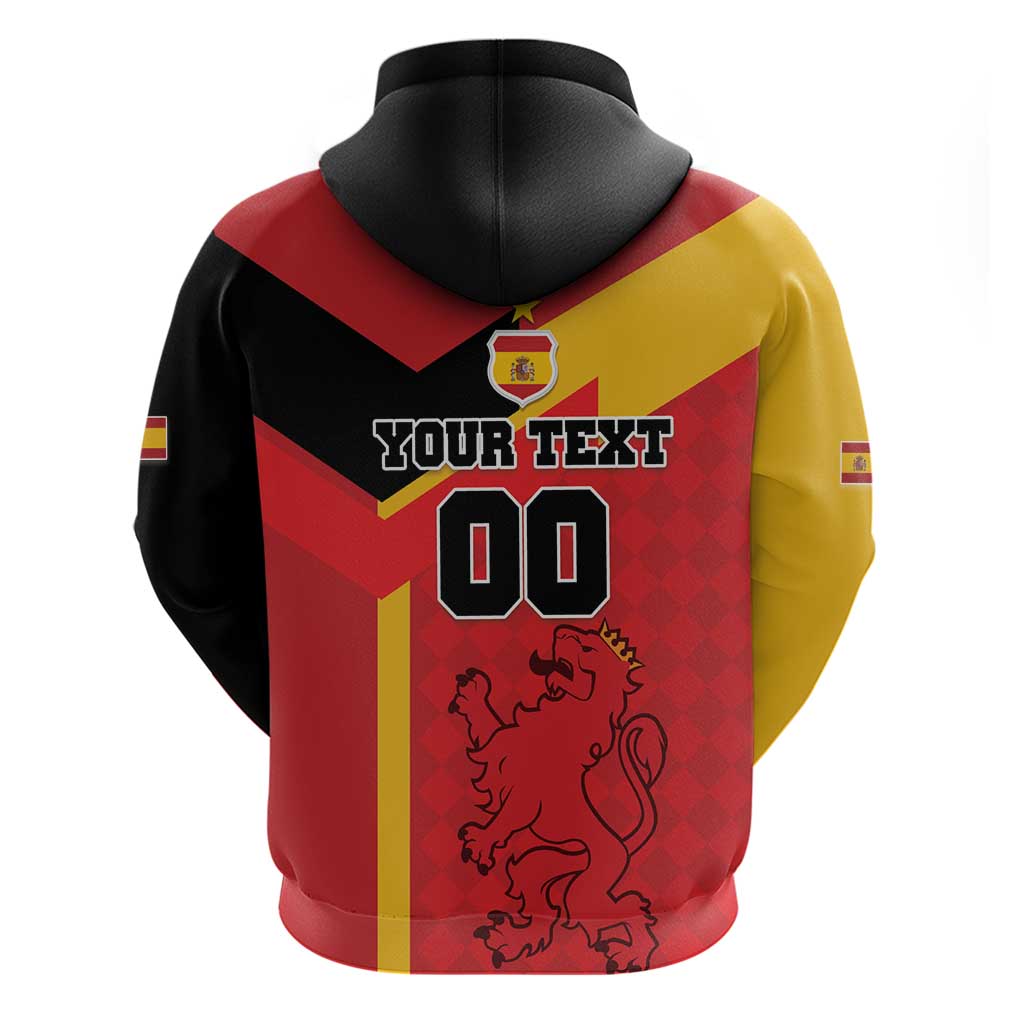 Custom Spain Football Hoodie La Roja Go Champion LT18
