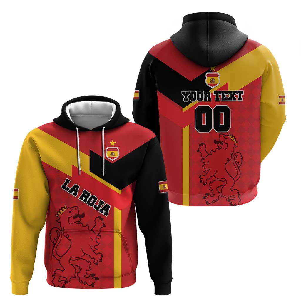 Custom Spain Football Hoodie La Roja Go Champion LT18
