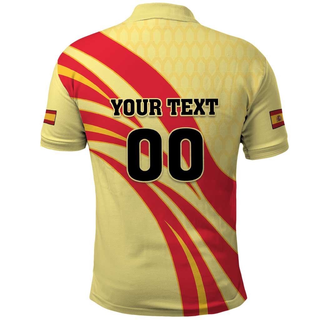 Custom Spain Football Polo Shirt Sport Style LT18