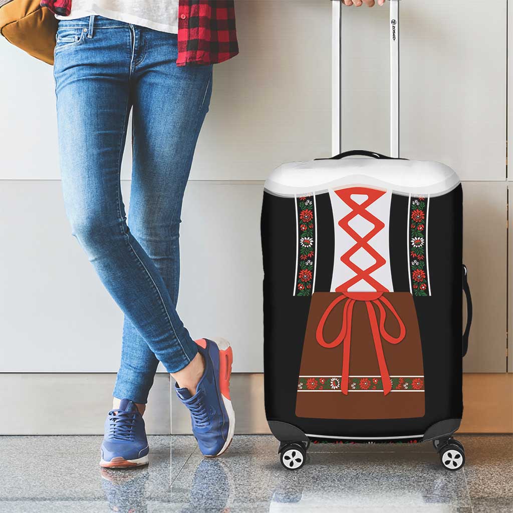 Oktoberfest Dirndl Costume Luggage Cover German Beer Festival LT18