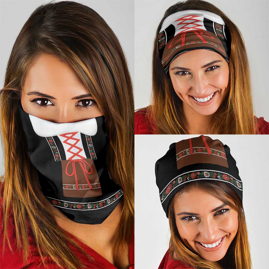 Oktoberfest Dirndl Costume Neck Gaiter German Beer Festival LT18
