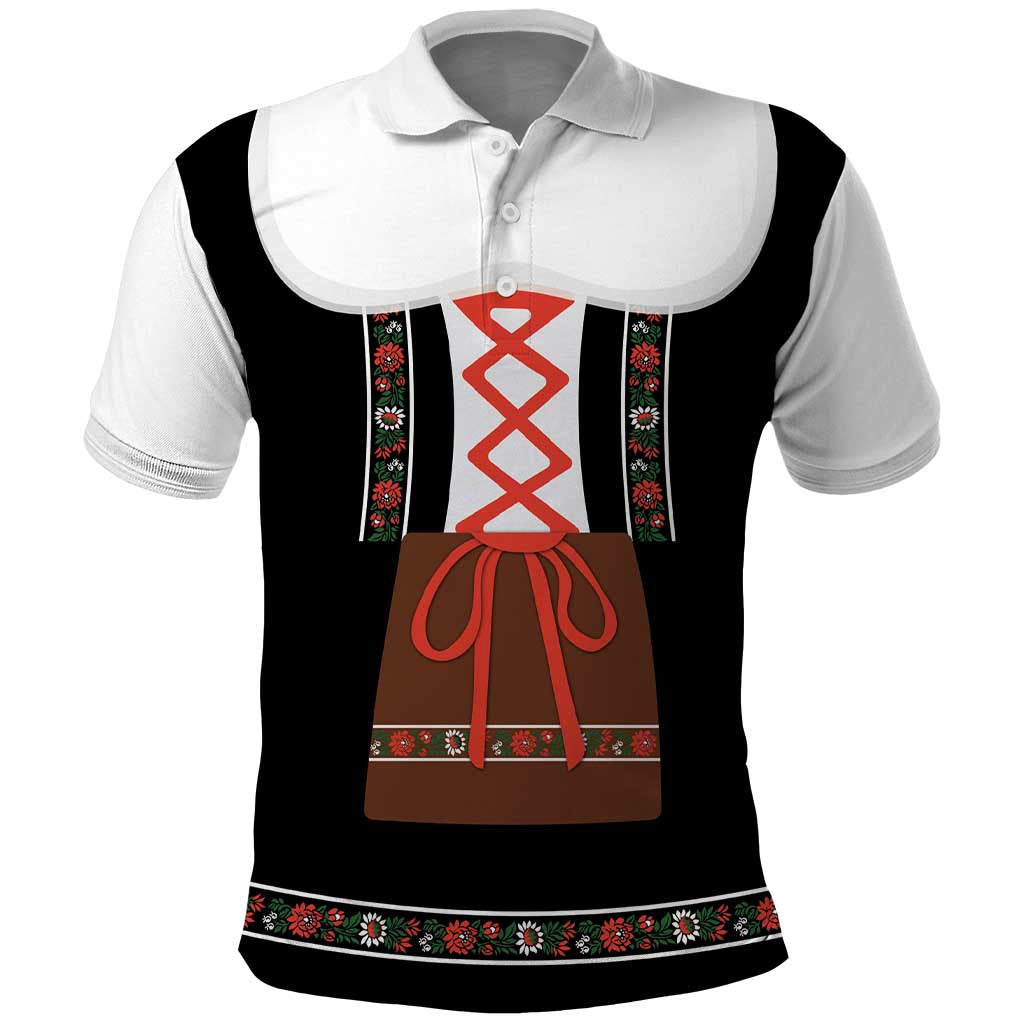 Oktoberfest Dirndl Costume Polo Shirt German Beer Festival LT18