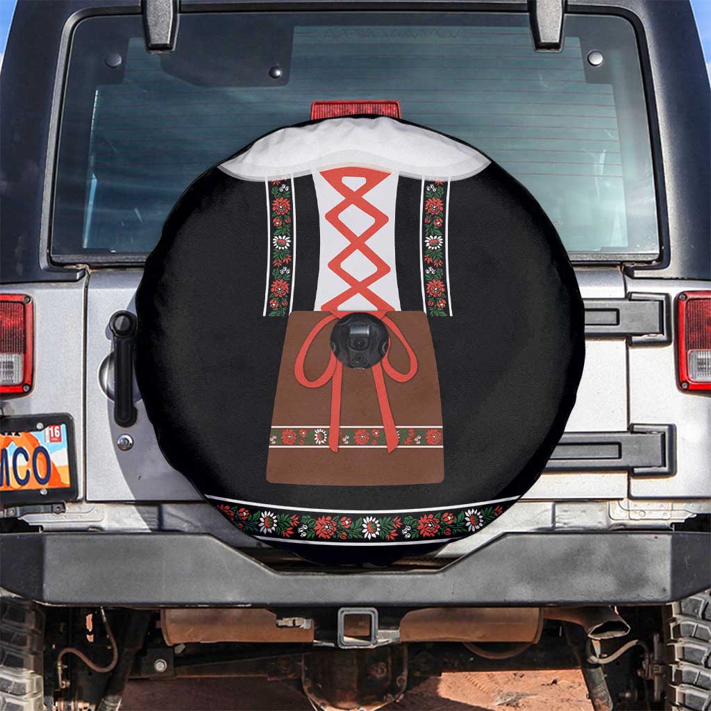 Oktoberfest Dirndl Costume Spare Tire Cover German Beer Festival LT18