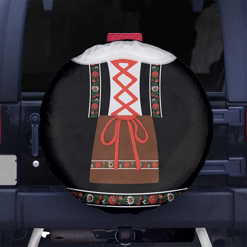 Oktoberfest Dirndl Costume Spare Tire Cover German Beer Festival LT18