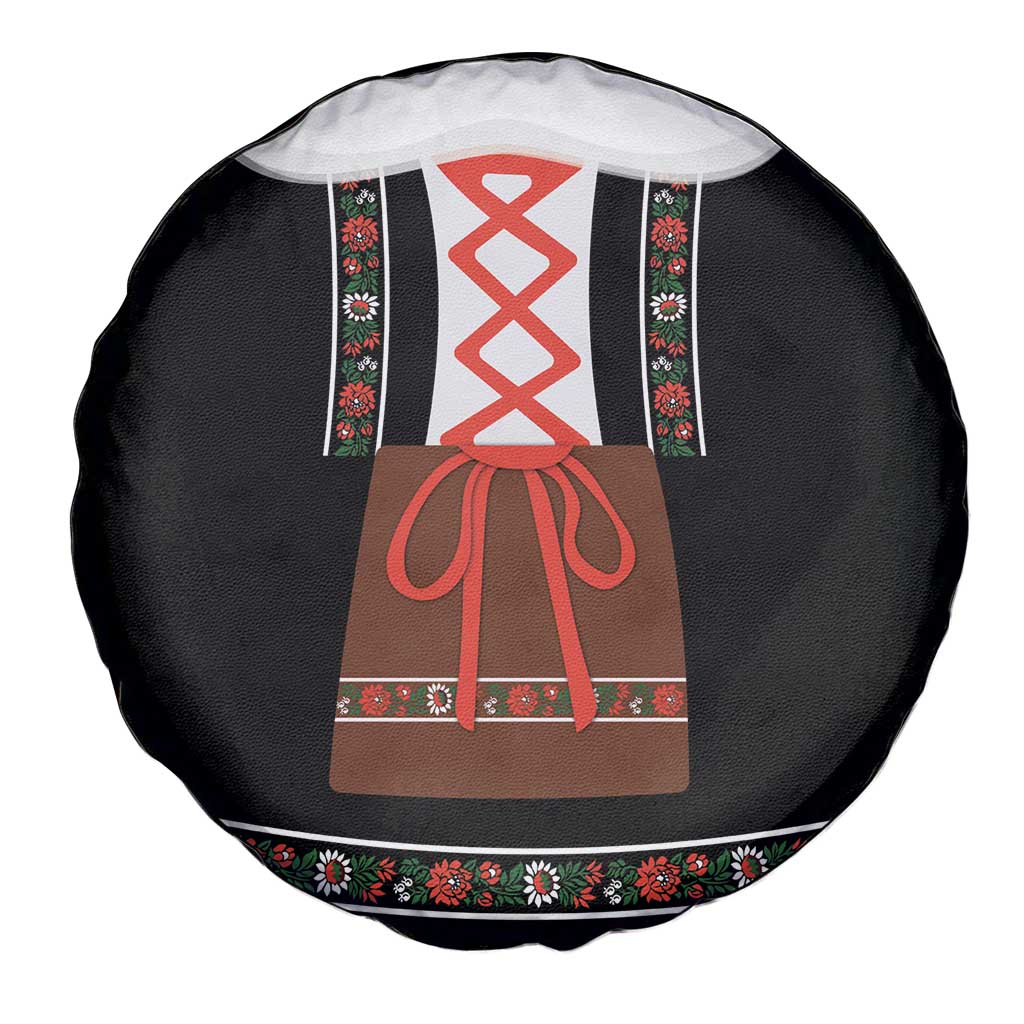 Oktoberfest Dirndl Costume Spare Tire Cover German Beer Festival LT18