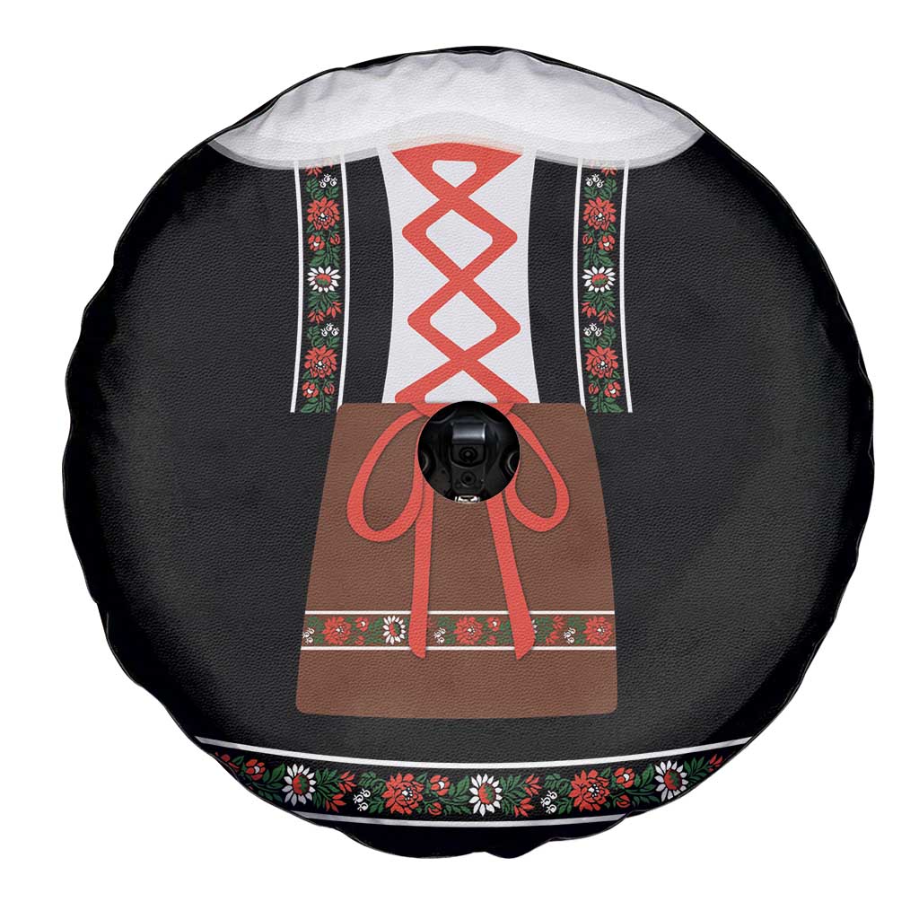 Oktoberfest Dirndl Costume Spare Tire Cover German Beer Festival LT18