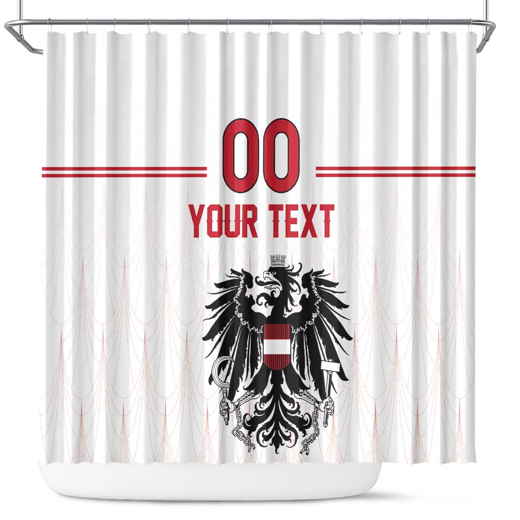 Custom Austria Football Shower Curtain Das Team Go Champions LT18