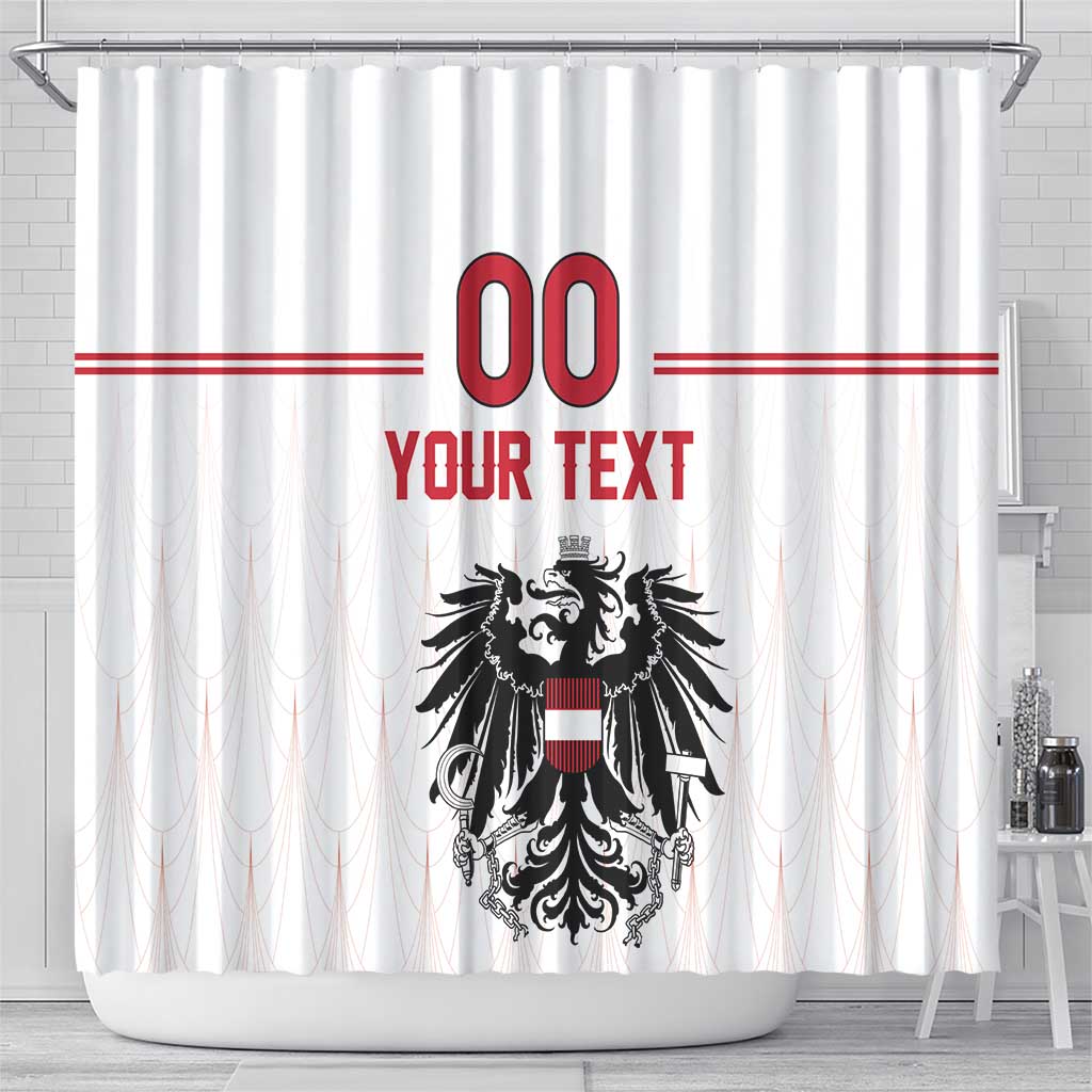 Custom Austria Football Shower Curtain Das Team Go Champions LT18
