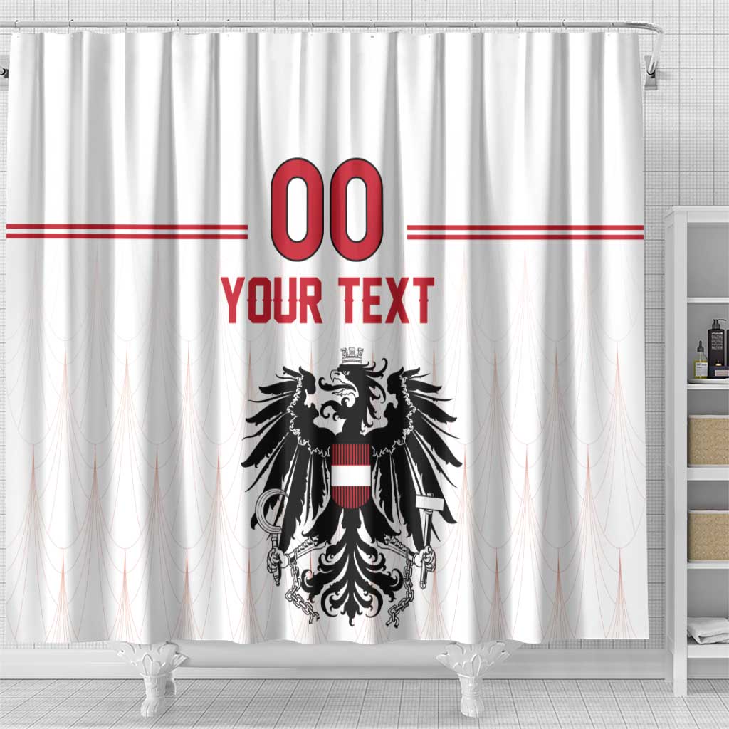 Custom Austria Football Shower Curtain Das Team Go Champions LT18