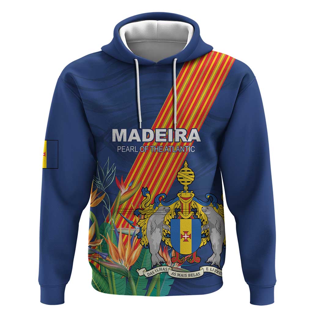 Personalized Madeira Hoodie Das Ilhas as Mais Belas e Livres LT18