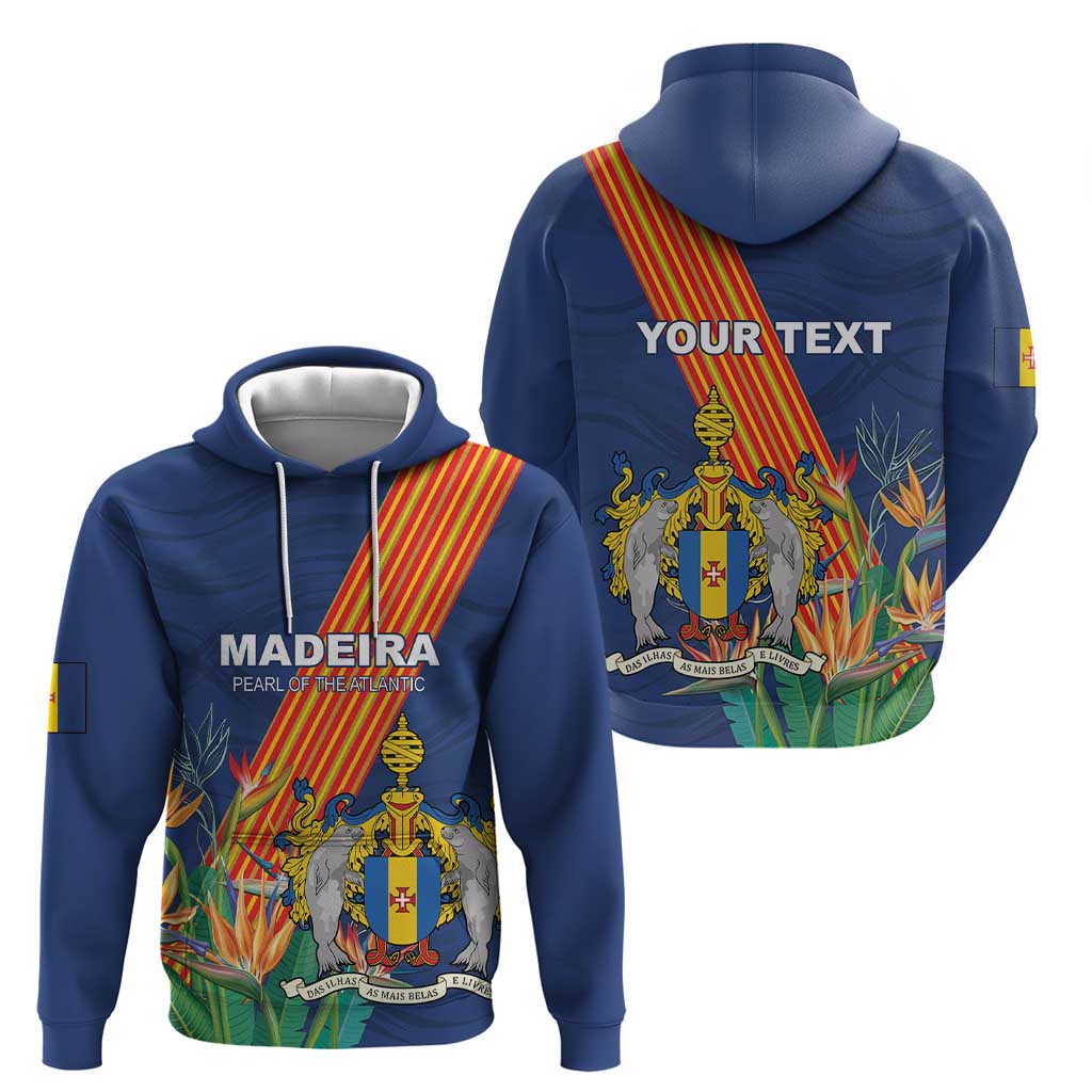 Personalized Madeira Hoodie Das Ilhas as Mais Belas e Livres LT18