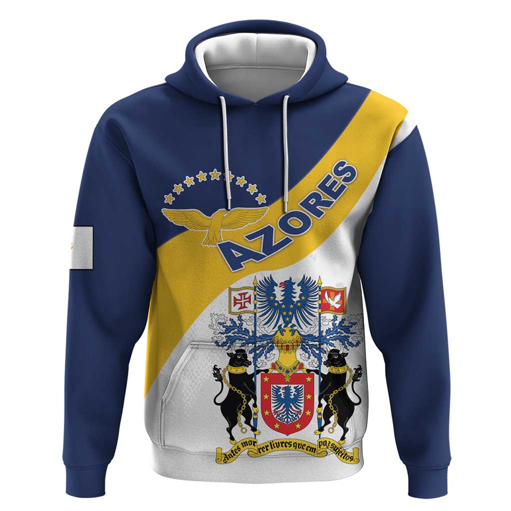 Personalized Azores Hoodie Antes Morrer Livres Que Em Paz Sujeitos LT18