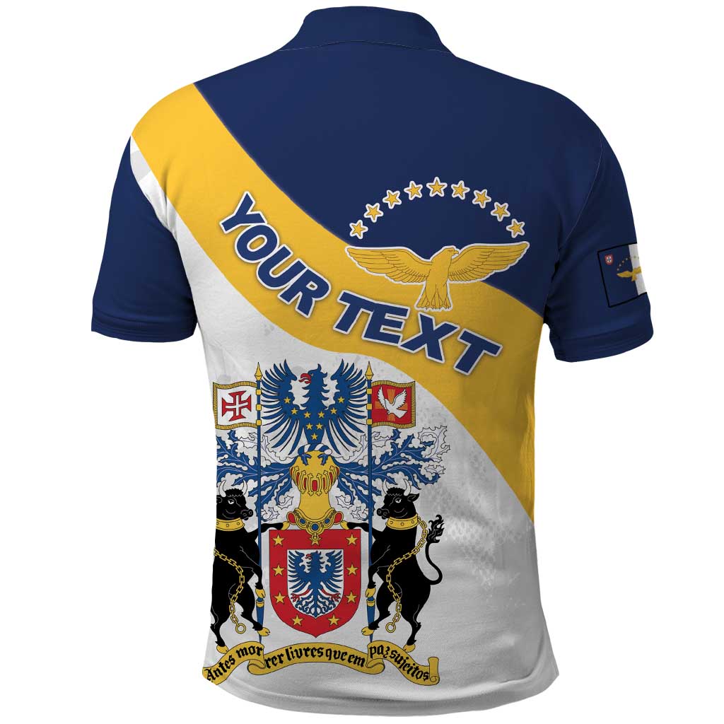 Personalized Azores Polo Shirt Antes Morrer Livres Que Em Paz Sujeitos LT18