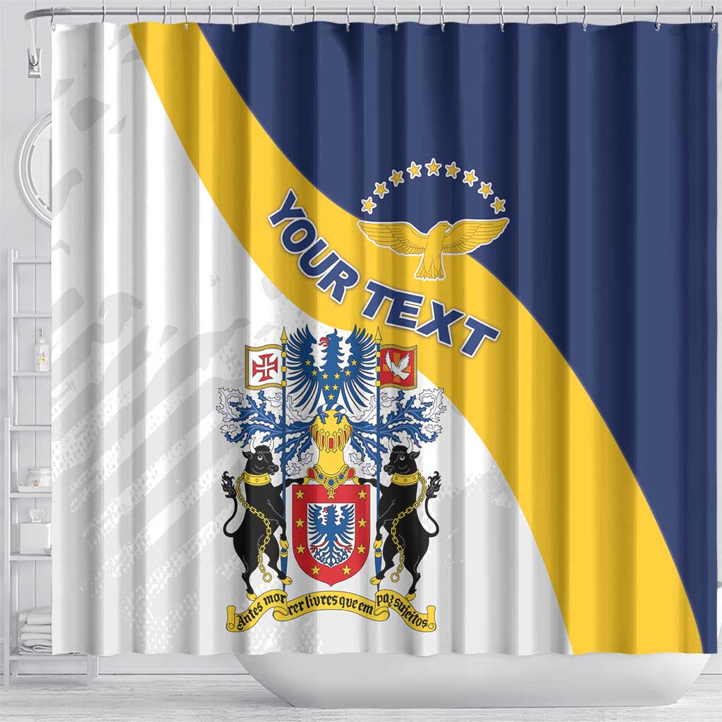 Personalized Azores Shower Curtain Antes Morrer Livres Que Em Paz Sujeitos LT18