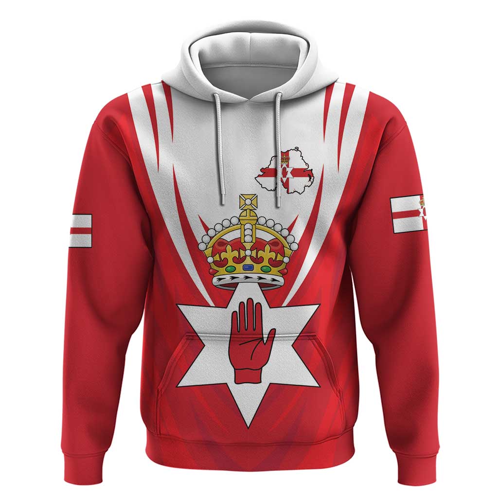 Personalized Northern Ireland Hoodie Coat Of Arms With Map LT18