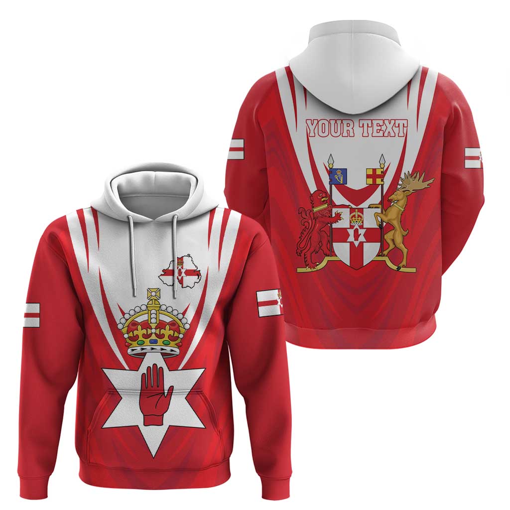 Personalized Northern Ireland Hoodie Coat Of Arms With Map LT18