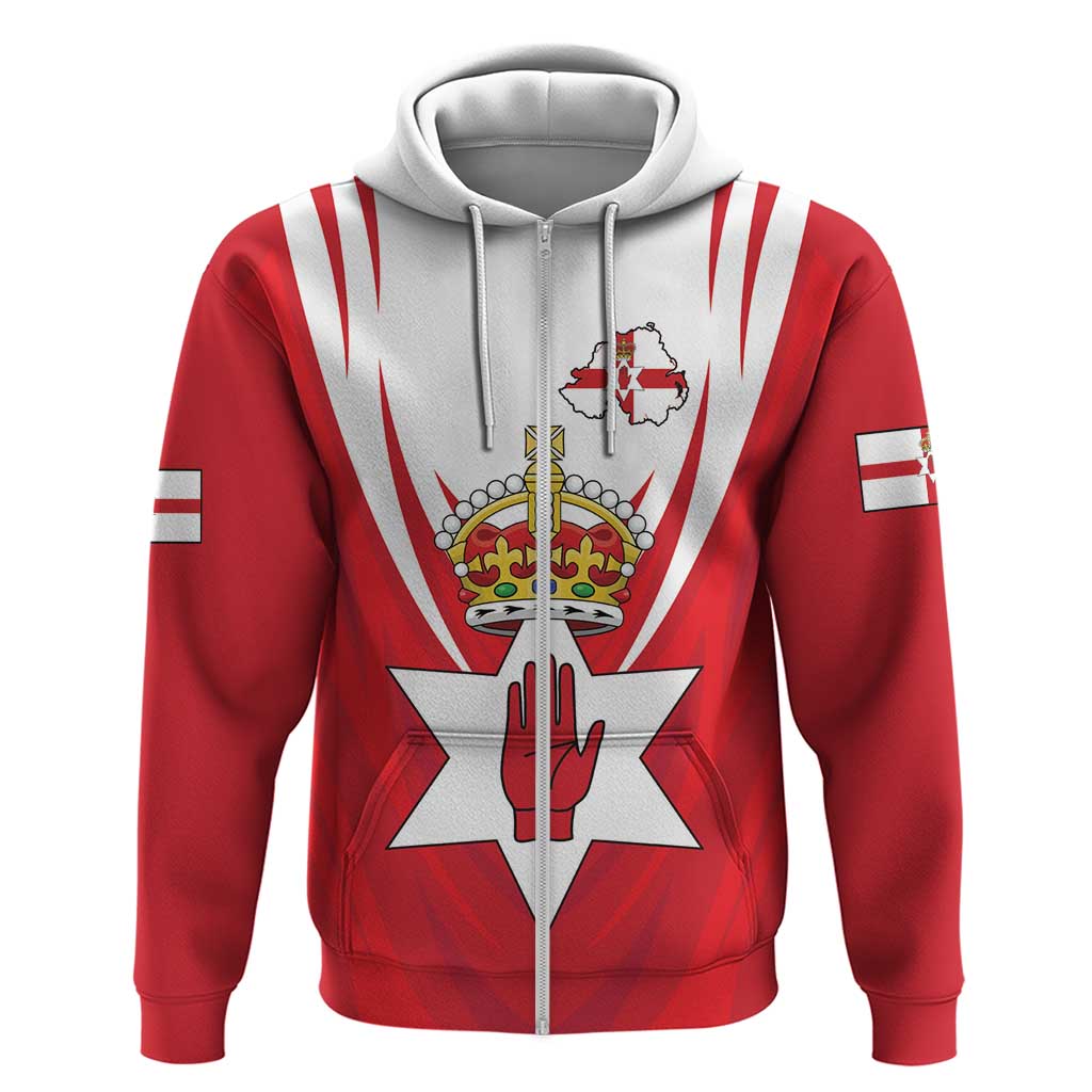 Personalized Northern Ireland Hoodie Coat Of Arms With Map LT18