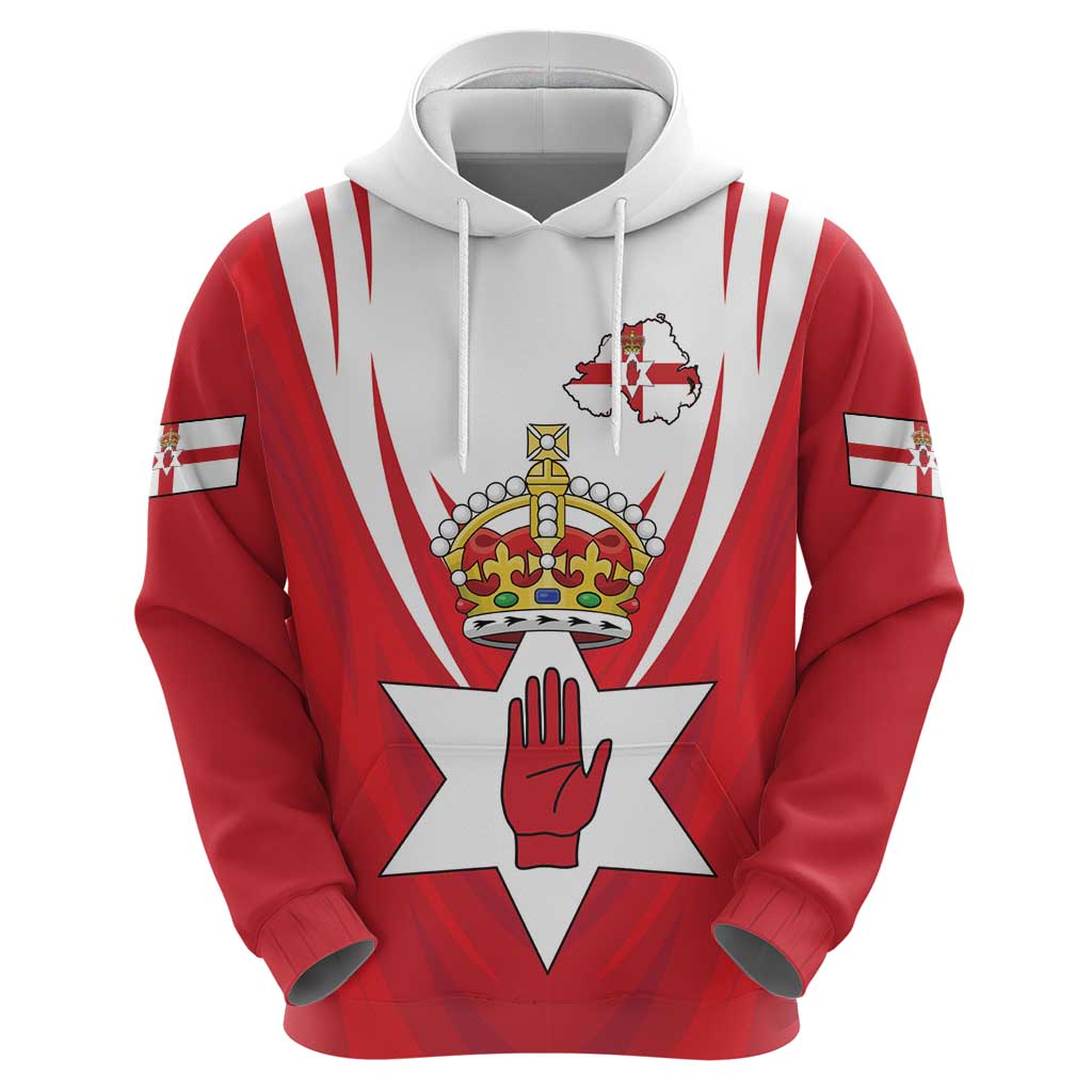 Personalized Northern Ireland Hoodie Coat Of Arms With Map LT18