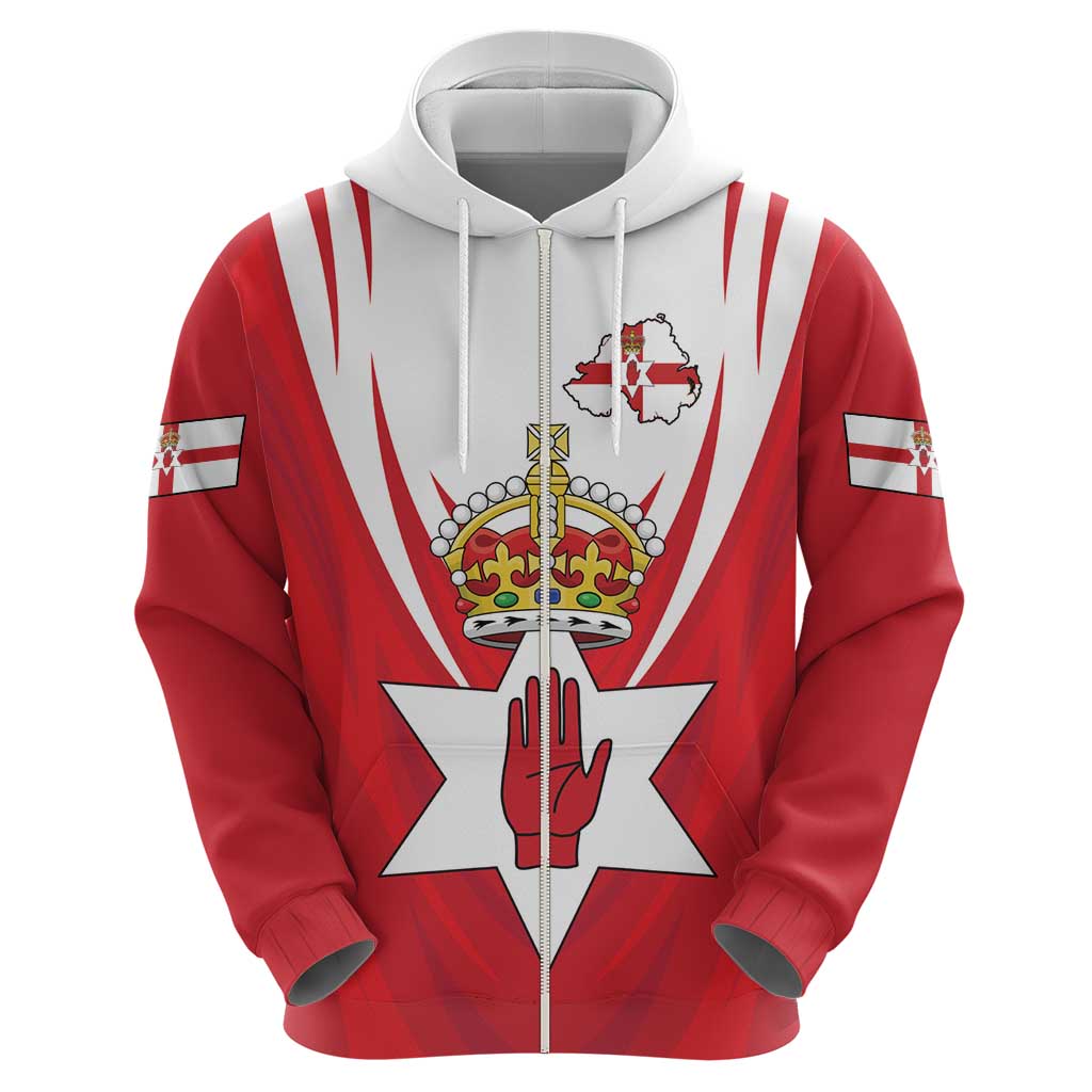 Personalized Northern Ireland Hoodie Coat Of Arms With Map LT18