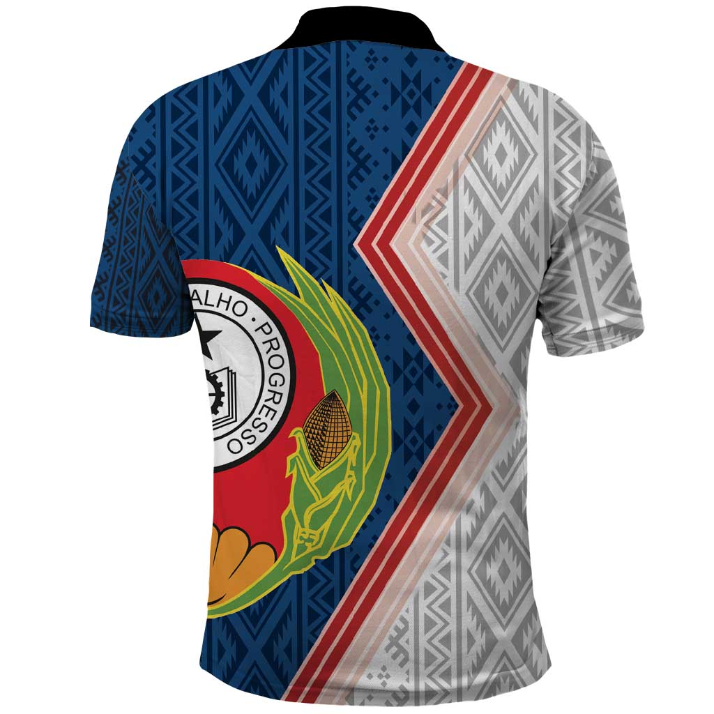 Cape Verde Polo Shirt Verde Coat Of Arms And Pattern LT18