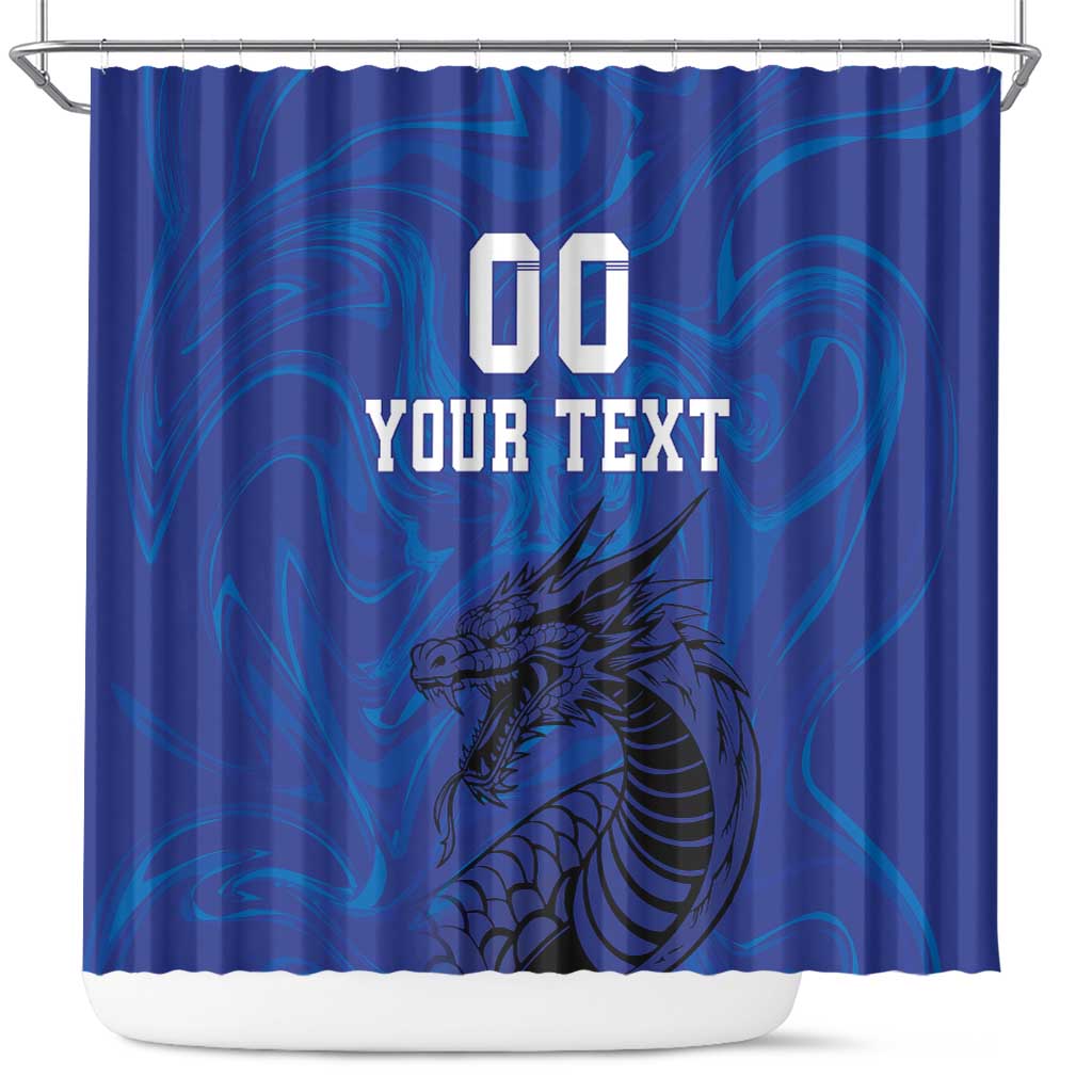 Custom Bosnia and Herzegovina Football Shower Curtain The Dragons Go Champions LT18