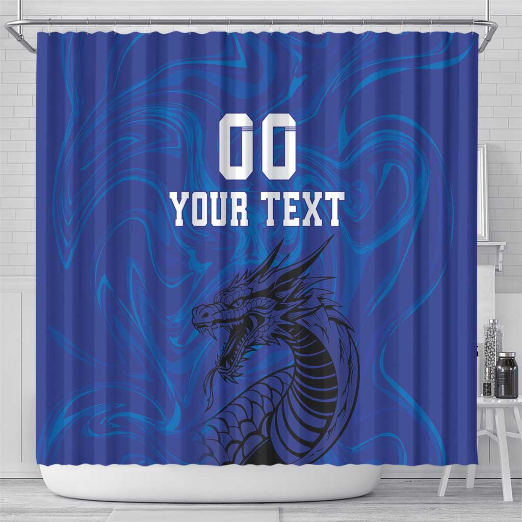 Custom Bosnia and Herzegovina Football Shower Curtain The Dragons Go Champions LT18