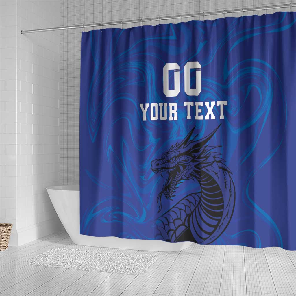 Custom Bosnia and Herzegovina Football Shower Curtain The Dragons Go Champions LT18