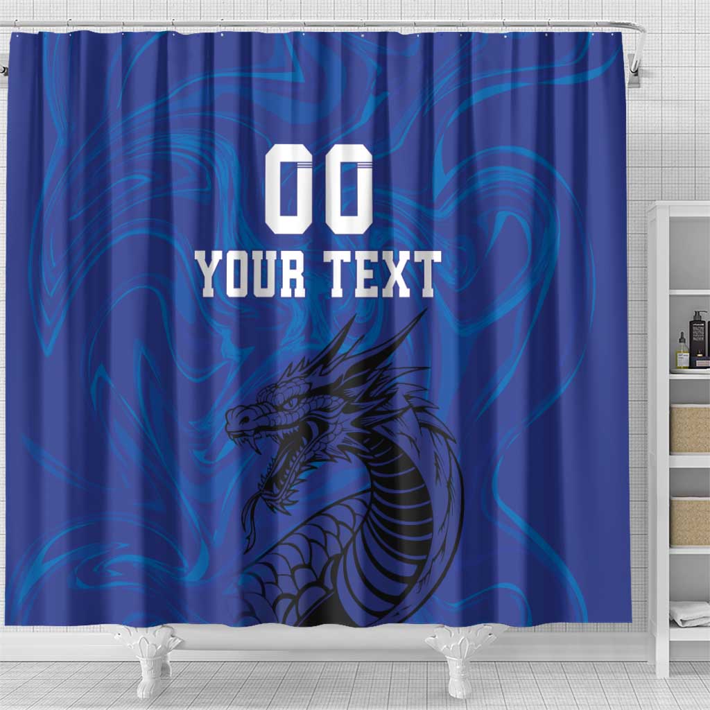 Custom Bosnia and Herzegovina Football Shower Curtain The Dragons Go Champions LT18