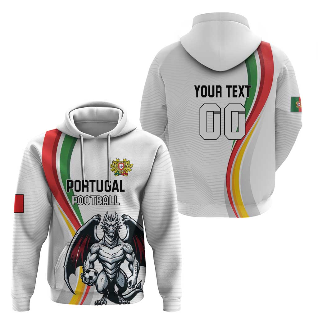 Custom Portugal Football Hoodie A Selecao das Quinas Dragon Mascot LT18