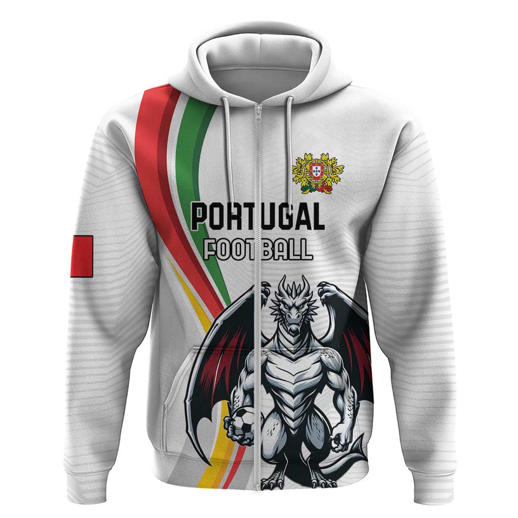 Custom Portugal Football Hoodie A Selecao das Quinas Dragon Mascot LT18