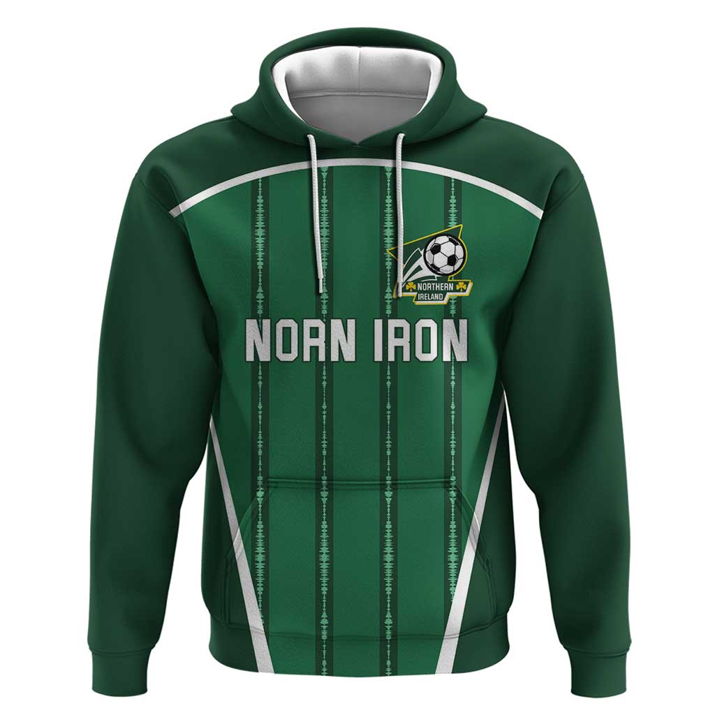 Custom Northern Ireland Football Hoodie Norn Iron Go Champions LT18