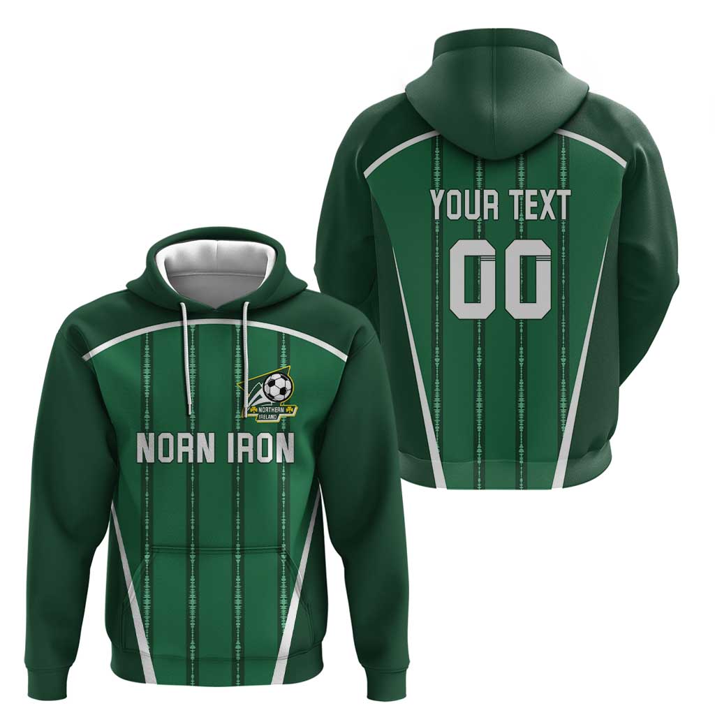 Custom Northern Ireland Football Hoodie Norn Iron Go Champions LT18
