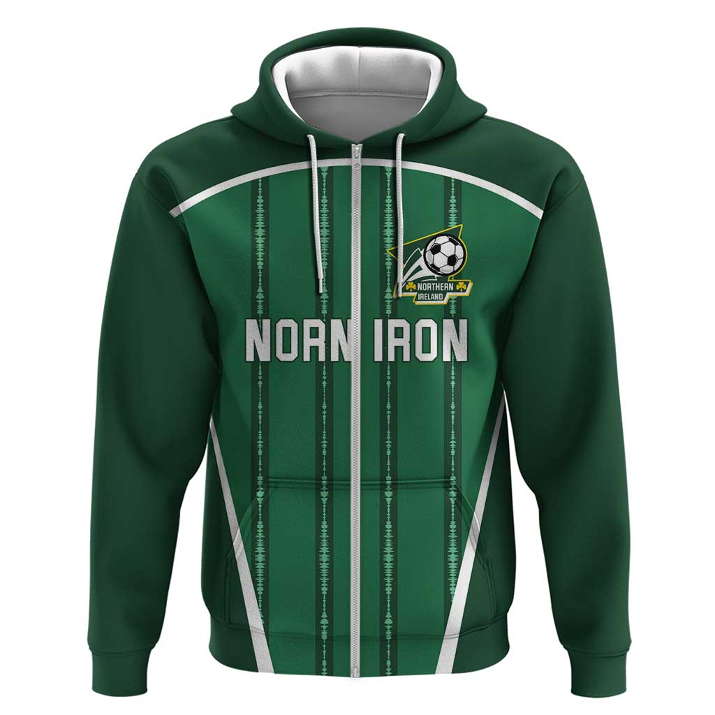 Custom Northern Ireland Football Hoodie Norn Iron Go Champions LT18