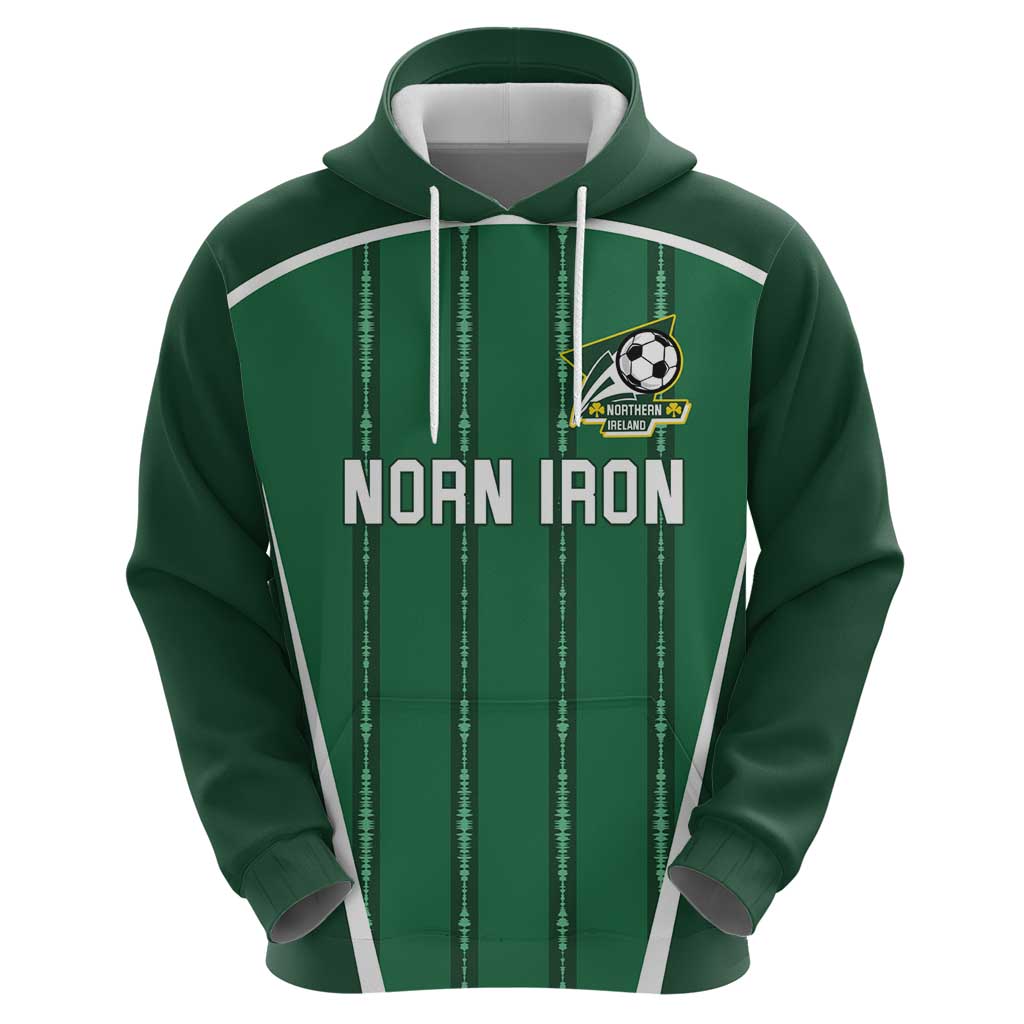 Custom Northern Ireland Football Hoodie Norn Iron Go Champions LT18
