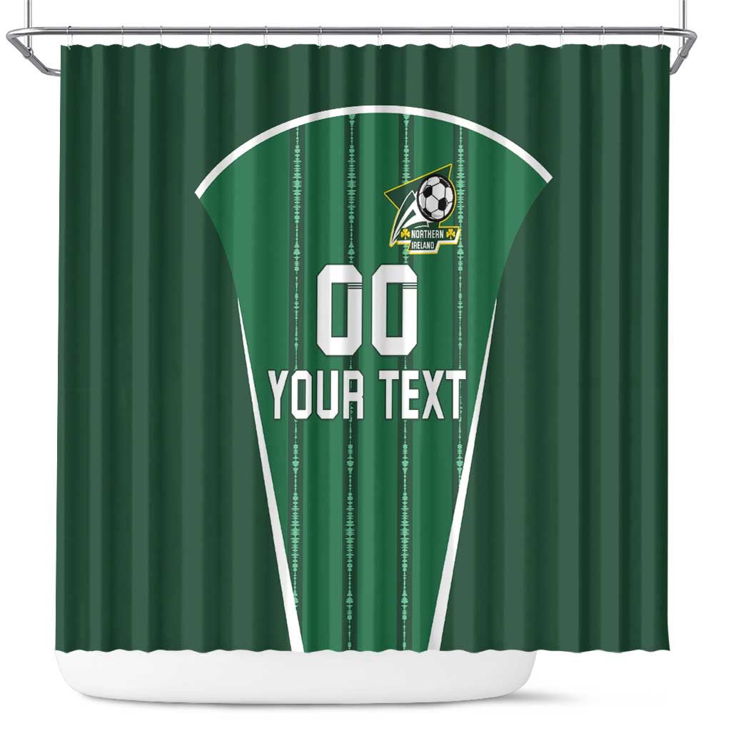 Custom Northern Ireland Football Shower Curtain Norn Iron Go Champions LT18