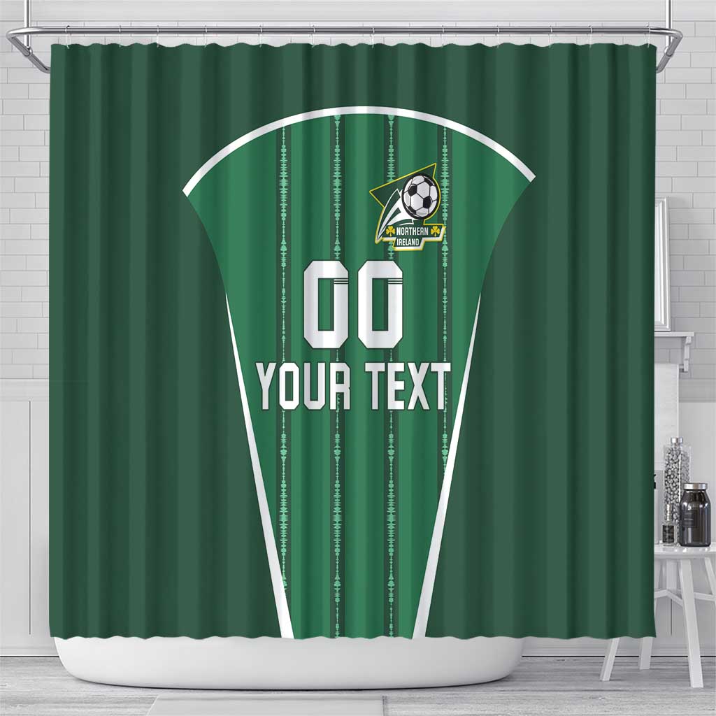 Custom Northern Ireland Football Shower Curtain Norn Iron Go Champions LT18