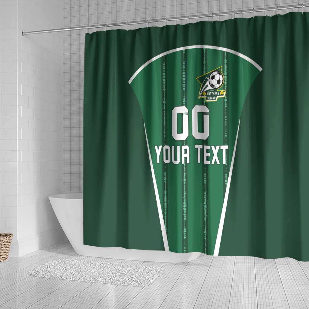 Custom Northern Ireland Football Shower Curtain Norn Iron Go Champions LT18